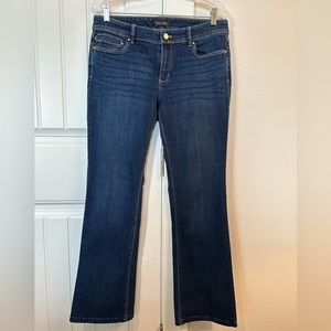 WHBM Boot Leg Jeans/size 8 Short